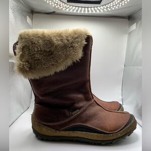 Merrell Oslo Waterproof Brown Suede Leather Lined Warm Boots US 8‎ UK 5.5